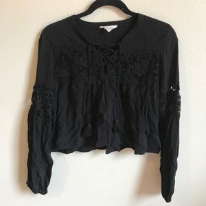 Black Lace Shirt